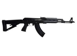 Zastava ZPAPM70 AK Rifle Black Polymer Furniture Hogue Handguards Td Grip 16.5IN Chrome Lined Barrel 1.5MM Receiver Buldged Trunnion 30-Round