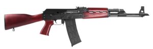Zastava Pap M90 5.56 AK Rifle Serbian Red Furniture 18.25IN Chrome Lined Barrel 1.5MM Receiver Buldged Trunnion 30-Round ZR90556SR