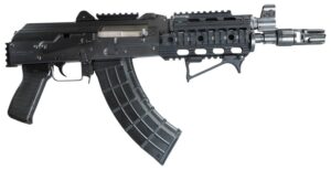 Zastava Arms USA ZP92762PATM ZPAP 92 7.62x39mm 30+1 10" Black, Polymer Grip, Picatinny Quad Rail, Stock Adapter, Night Muzzle Brake