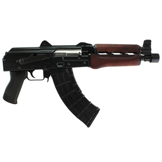 Zastava ZPAP92 AK Pistol 7.62X39 Serbian Red Handguards 1.5MM Receiver Buldged Trunnion Chrome Lined 10IN Barrel ZP92762SR - Image 3