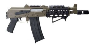 Zastava Arms ZPAP85 Hga 5.56X45 10.5 Barrel FDE 1.5MM Rec Quadrail Night Brake Top/Rear Rail