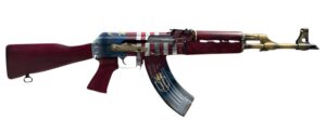 Zastava Arms USA ZR7762AMS ZPAP M70 Limited Edition 7.62x39mm 30+1 16.30" 24K Gold Plated Barrel, Red/White/Blue 1.5mm Bulged Trunnion Receiver