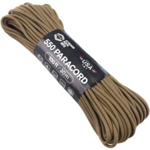 Brown Coyote 550 Paracord 100'