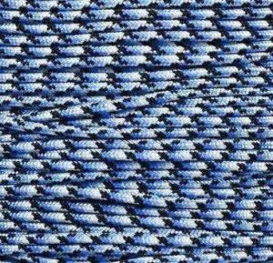 Blue Snake Camo 550 Paracord 100'