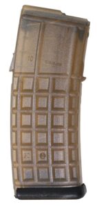 Steyr Arms 1200050510 OEM Replacement Magazine 42-Round Detachable with Black Floor Plate 5.56x45mm Fits Steyr Arms AUG Clear Black Polymer