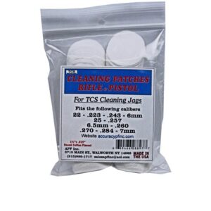 Tcs Cleaning Patches Tcs Cleaning Patches 22 Caliber - 7MM