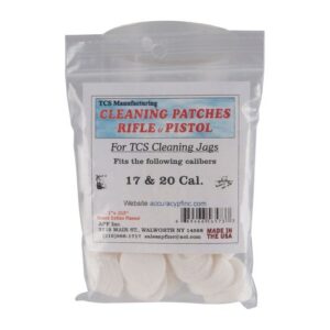 Tcs Cleaning Patches Cleaning Patches 17-22 Caliber