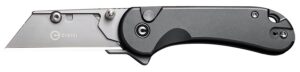 Civivi Knives C23039B-4 Elementum Utility All Purpose Utility Plain 6Cr13 Stainless Steel Blade, Gray Aluminum Handle, 3 Blades & Pouch