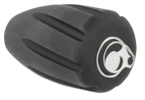 Christensen Arms 8100001900 Tactical Bolt Knob Black with White Logo Hardcoat Anodized Aluminum