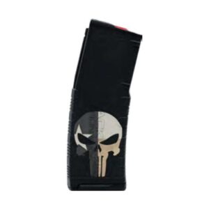 Black Rain Laser Etched Magazines 30-Round Punisher with Texas Flag