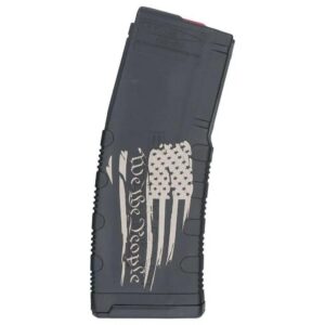 Black Rain Ordnance Lasered AR15 Magazine We the People Tattered Flag 30-Round.