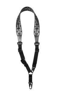 Limbsaver 12139 Tactical Sling Black Nylon with 48" OAL 1" W & Adjustable One-Two Point Design