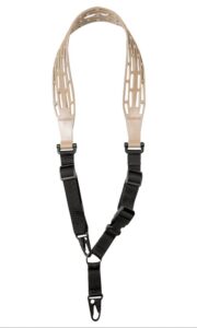 Limbsaver 12140 Tactical Sling Tan with Black Strap Nylon 48" OAL 1" W & Adjustable One-Two Point Design