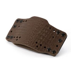 Limbsaver 12527 CrossTech Universal Handgun Dark Brown Leather Ambidextrous IWB/OWB