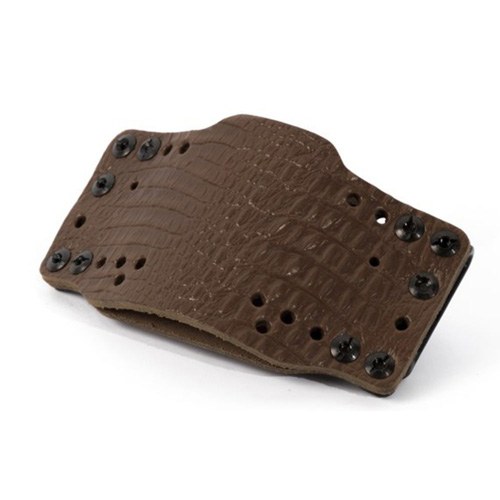Limbsaver 12527 CrossTech Universal Handgun Dark Brown Leather Ambidextrous IWB/OWB