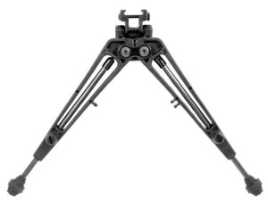 Limbsaver 12601 True-Track Bipod Made of Durable Isoplast with Black Finish, Rubber Feet, Sling Stud Attachment, 7-11" Vertical Adjustment &