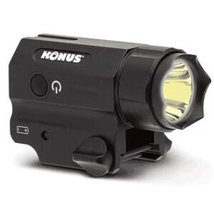 KONUSLIGHT-TL FLASHLIGHT Compact LED Light with Weaver/Picatinny Base - 360