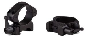 Konus 7407 Steel Rings Matte Black 1" Quick Release Medium 0 MOA
