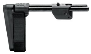 SB Tactical MPX-01-SB MPX PSB Brace 3 Position Black Synthetic with 3.87"-8.25" OAL Nylon Strap & for Sig MPX, MCX (Excluding Copperhead Variant)
