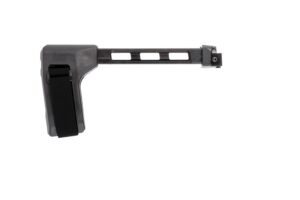 SB Tactical FS1913A01SB SBT Side Folding Black Synthetic with Hinge, 9.25" OAL & Nylon Strap for AR-Platform with 1913 Picatinny Rail (Tube Not