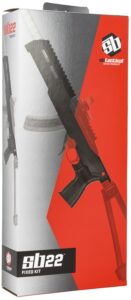 SB Tactical 22TD-01-SB Chassis Fixed Black for Ruger 10/22 & Ruger 22 Charger Right Hand