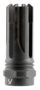 Strike Industries VENOMFH223 Venom Flash Hider Black Steel with 1/2"-28 Tpi Threads, 2.16" OAL & 0.862" Diameter for 223 Rem, 5.56x45mm NATO