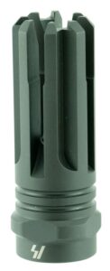 Strike Industries VENOMFH308 Venom Flash Hider Black Steel with 5/8"-24 Tpi Threads, 2.16" OAL & 0.862" Diameter for 308 Win, 7.62x51mm NATO