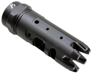 Strike Industries KINGCOMP22 King Comp Black Steel with 1/2"-28 Tpi Threads, 2.62" OAL & 0.87" Diameter for 223 Rem, 5.56x45mm NATO AR-Platform