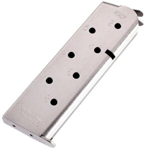 CMC Products 14110 Match Grade 8-Round 45 ACP Fits 1911 Government Stainless Steel
