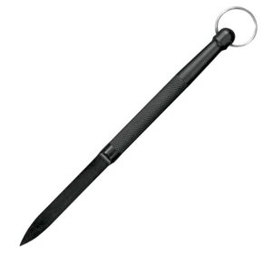 Cold Steel CS92DD Delta Dart 3.38" Fixed Plain Black Knurled with Lanyard Ring Zy-Ex Handle