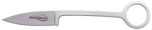 Cold Steel CS20BTJ Bird & Trout 2.25" AUS-8A SS Plain Drop Point Bead Blasted Blade, 4.06" Bead Blasted AUS-8A SS Handle
