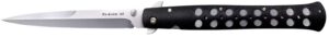 Cold Steel CS26SXP Ti-Lite 6" Folding Spear Point Plain AUS-8A SS Blade/Black Zy-Ex Handle Includes Pocket Clip