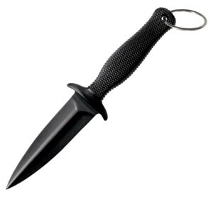 Cold Steel CS-92FBB FGX Boot Blade II 3.25" Fixed Plain Black Griv-Ex Blade/Black Checkered Kray-Ex Handle