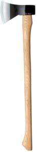 Cold Steel CS90TA Trail Boss 4" Plain 1055 Carbon Steel Blade American Hickory Handle 27"