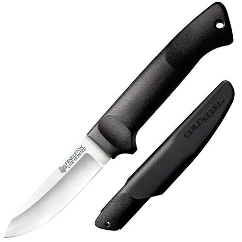 Cold Steel CS20SPH Pendleton Lite Hunter 3.63" Fixed Drop Point Plain Cryo Quenched 4116 SS Blade, 4.88" Black Polypropylene Handle - Image 2