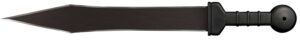 Cold Steel CS97GMS Gladius 18" Black Matte Baked-On Anti Rust 1055 Carbon Steel Blade/ Black Polypropylene Handle 25.88" Long Includes Sheath