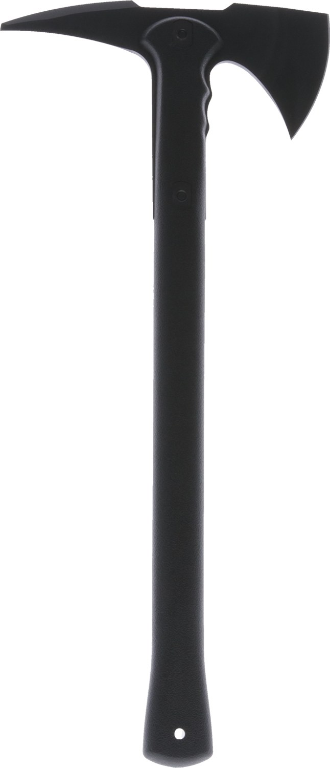 Cold Steel CS90PTWH War Hawk Tomahawk with Spike Plain 1055 Carbon Steel Blade Black Polypropylene Handle 19"