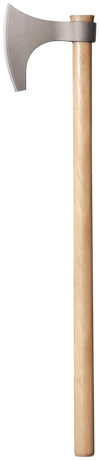 Cold Steel CS90WVBA Viking Hand 6" Blade Axe 1055 Carbon Steel Blade American Hickory Handle 30"