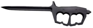 Cold Steel CS92FNTST FGX Chaos 8" Fixed Griv-Ex Plain Black 6" Blade, Black Griv-Ex Handle