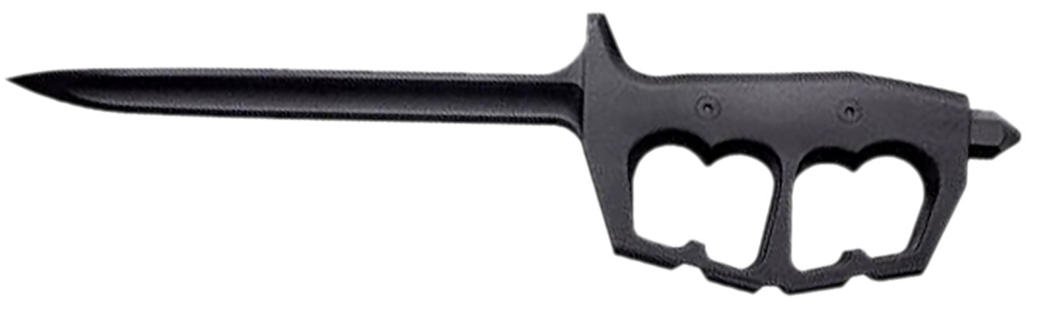Cold Steel CS92FNTST FGX Chaos 8" Fixed Griv-Ex Plain Black 6" Blade, Black Griv-Ex Handle