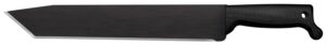 Cold Steel CS97BTMS Tanto 13" Black Matte Baked-On Anti Rust 1055 Carbon Steel Blade/ Black Polypropylene Handle 15.63" Long Includes Sheath