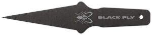 Cold Steel CS80STMA Black Fly Thrower Fixed Plain Black 1055 Carbon Steel Blade/Handle