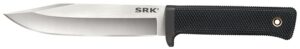 Cold Steel CS38CKE SRK 6" Fixed Clip Point Plain 3-V Steel Blade, 4.75" Black Textured Kray-Ex Handle