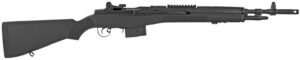Springfield Armory AA9126 M1A Scout Squad 308 Win/7.62x51mm 10+1 18" Black Parkerized Carbon Steel Barrel with Muzzle Brake, Black Parkerized