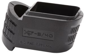Springfield Armory XDM5003C Backstrap Sleeve Made of Polymer with Black Finish & 1 Piece Design for 9mm Luger, 40 S&W Springfield XD-M Compact