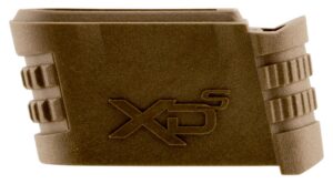 Springfield Armory XDS5901FDE Backstrap Sleeve Made of Polymer with Flat Dark Earth Finish & 1 Piece Design for 9mm Luger Springfield XD-S with #1