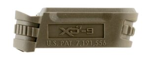 Springfield Armory XDS5901MFDE Backstrap Sleeve Made of Polymer with Flat Dark Earth Finish & 1 Piece Design for 9mm Luger Springfield XD-S with
