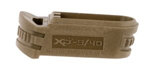Springfield Armory XDS5902MFDE Backstrap Sleeve Made of Polymer with Flat Dark Earth & 1 Piece Design for 9mm Luger Springfield XD-S with #2