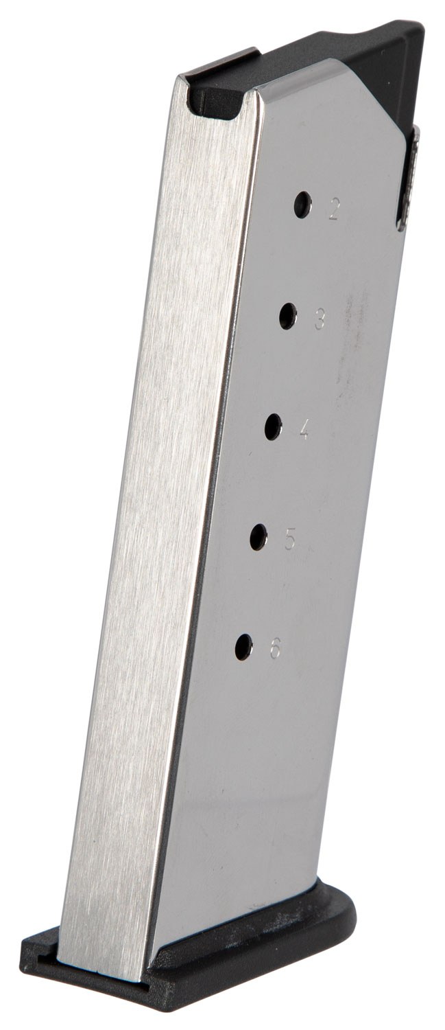Springfield Armory XDE5006 XD-E 6-Round Flush Fit 45 ACP Stainless Steel