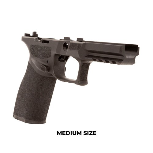 Springfield Armory EC1002STRET Echelon Grip Module Medium, Standard Texture, Black Polymer, Ambidextrous Magazine Release, Includes 3 Interchangeable - Image 3